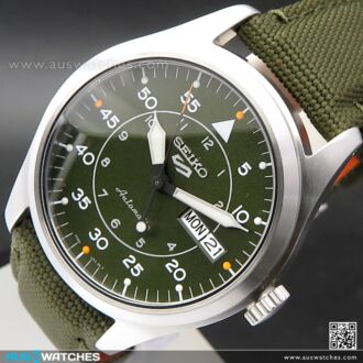 Seiko 5 Sport Green Dial Nylon Strap Automatic Watch SRPH29K1