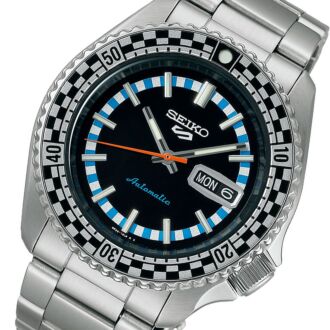 Seiko 5 Sports Automatic Checker Flag Special Edition Watch SRPK67K1