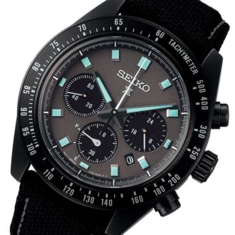 Seiko Prospex Solar SPEEDTIMER Chronograph The Black Series Watch SSC923P1
