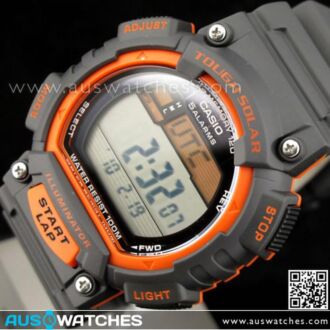 Casio Solar World Time 5 Alarms 100M Sport Watch STL-S100H-4A STLS100H