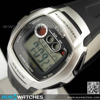 Casio Alarm 50M 10 Year battery Digital Watch W-210-1AV, W210