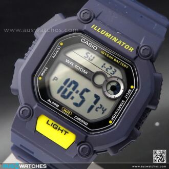 Casio Rugged Style Digital Watch W-737H-2AV, W737H