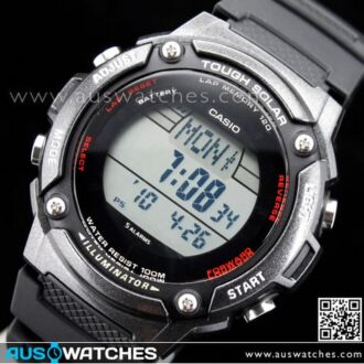 Casio Tough Solar World Time Alarm Watch W-S200H-1BV WS200H