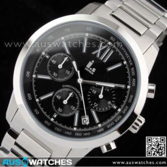 I.s Mens Chronograph Tachymeter 50M Sport Watch W8300GC