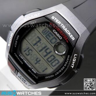 Casio Step Tracker LED 100M Sport Watch WS-2000H-1AV, WS2000H