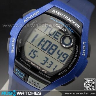 Casio Step Tracker LED 100M Sport Watch WS-2000H-4AV, WS2000H