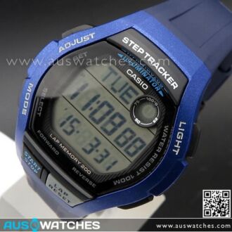 Casio Step Tracker LED 100M Sport Watch WS-2000H-4AV, WS2000H