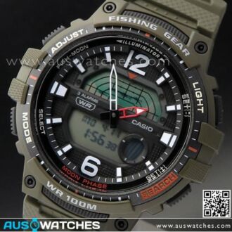 Casio Out Gear Fishing Gear Moon Data Watch WSC-1250H-3AV, WSC1250H