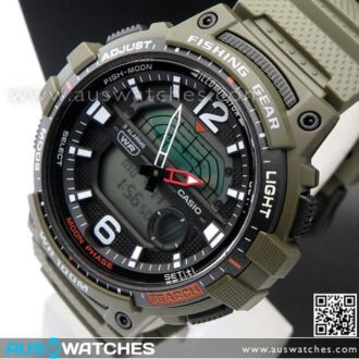 Casio Out Gear Fishing Gear Moon Data Watch WSC-1250H-3AV, WSC1250H