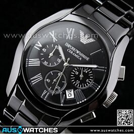 BUY Emporio Armani Chronograph Black Ceramic Watch AR1400 - Buy Watches ...