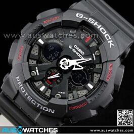 BUY Casio G-Shock Black Analog Digital Watch GA-120-1A GA120 - Buy Watches  Online | CASIO AUS Watches