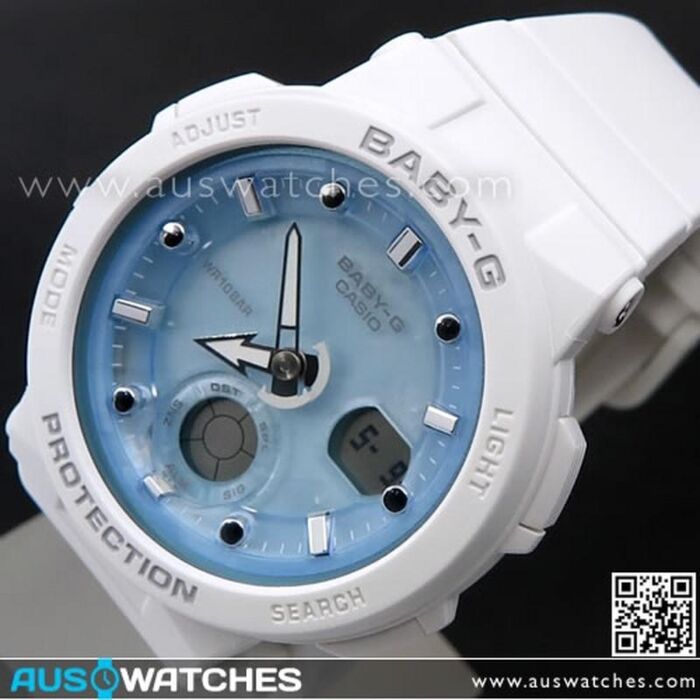 Casio Baby-G Neon Illuminator Beach Traveler Watch BGA-250-7A1