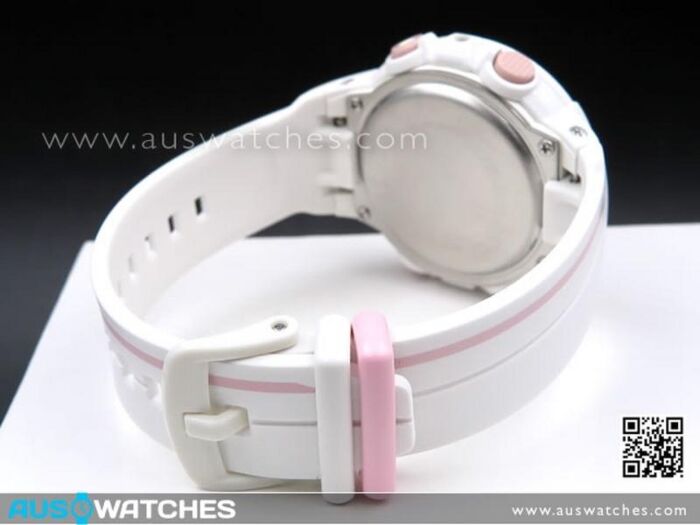 【ほぼ未使用】BABY-G STEP TRACKER ホワイト Casio Baby-G Step Tracker Analogue Digital White Gold Watch