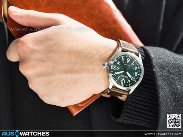 BUY Citizen Eco-Drive Leather Strap Mens Watch BM6838-25X