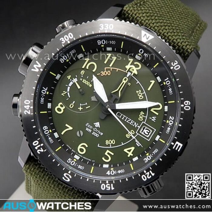 Citizen Promaster Eco Drive Compass Altichron Multifunction Watch BN4045 12X