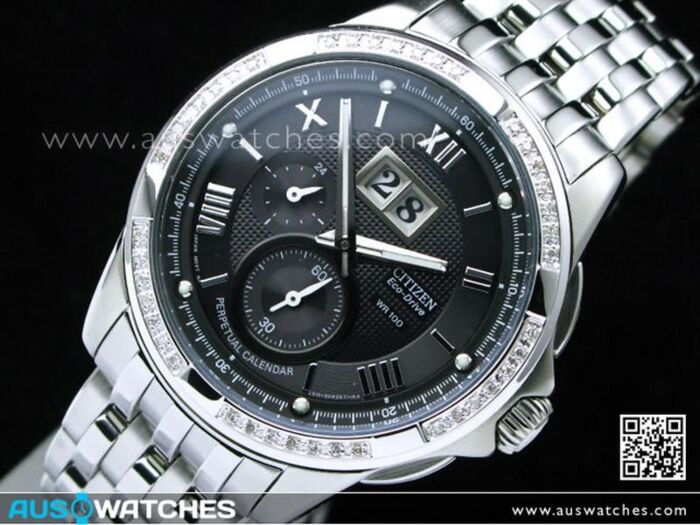 BUY Citizen Eco-Drive Perpetual Calendar 42 diamonds BT0030-57E
