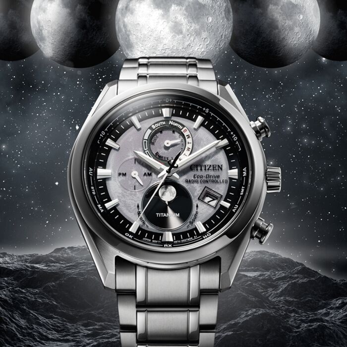 Citizen Eco-Drive Tsuki-yomi Super Titanium Perpetual Radio