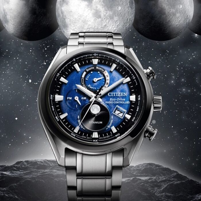 Citizen Eco-Drive Tsuki-yomi Super Titanium Perpetual Radio