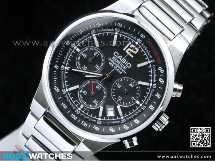 BUY Casio Edifice Chronograph Tachymeter 100m EF 500D 1AV EF 500D 1A Buy Watches Online CASIO AUS Watches
