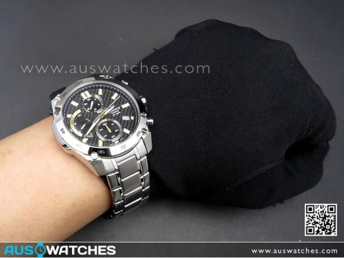 Casio Edifice Chronograph Carbon Fiber Dial Sport watch EFR 557CD 1A9 EFR557CD AUSwatches