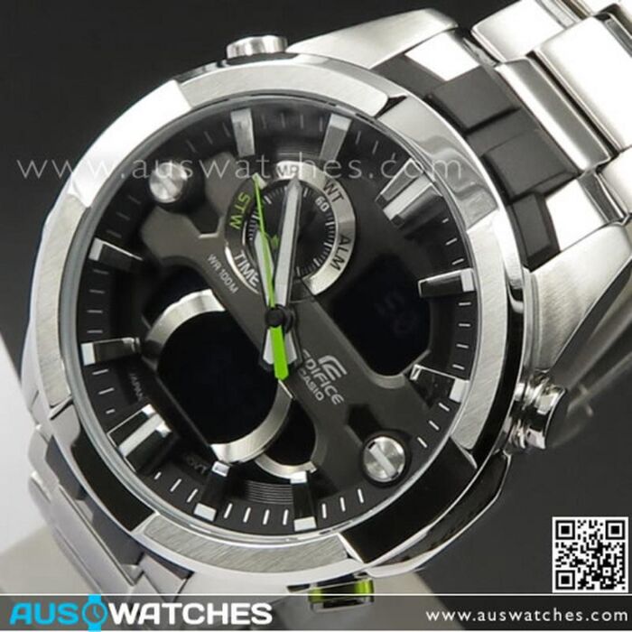 CASIO EDIFICE アナデジ ERA-201D レーシングクロノ 温度計 BUY Casio Edifice Thermometer Alarm World time Sport Watch ERA