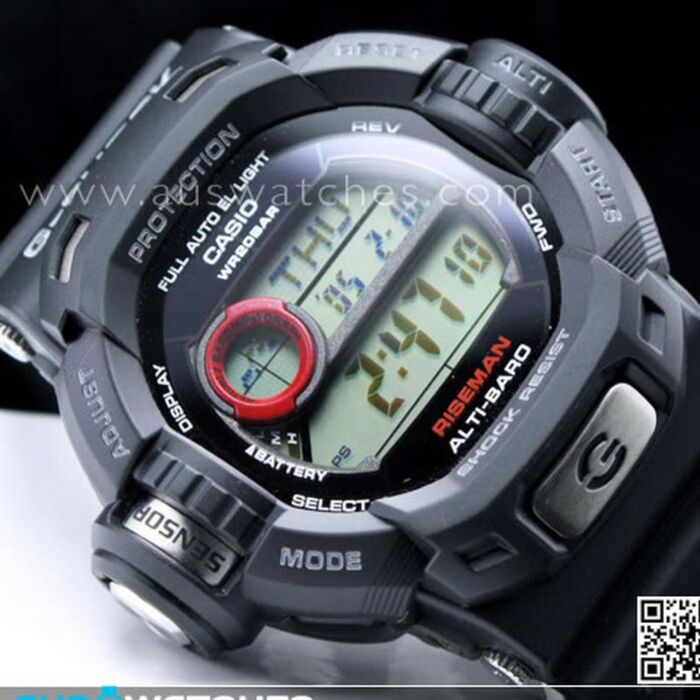 BUY Casio G-Shock RISEMAN Tough Solar Men's Watches G9200 G-9200-1DR Buy  Watches Online CASIO AUS Watches