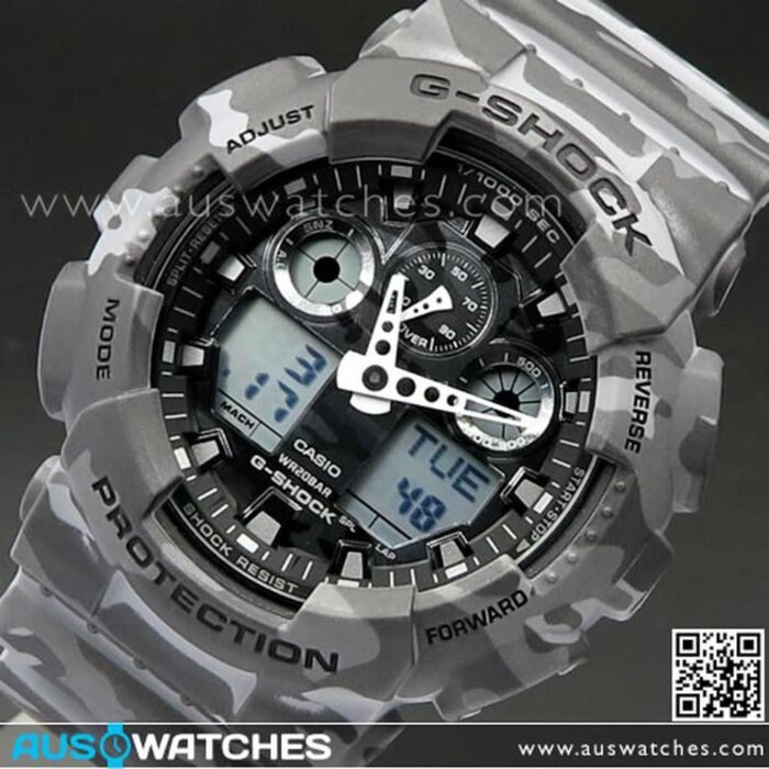 BUY Casio G Shock Camouflage World time Military Watch GA 100CM 8A GA100CM Buy Watches Online CASIO AUS Watches