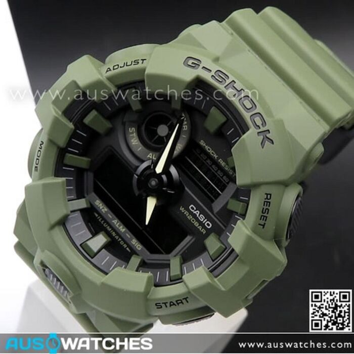Casio G-Shock Analog Digital Super illuminator Olive Green Watch