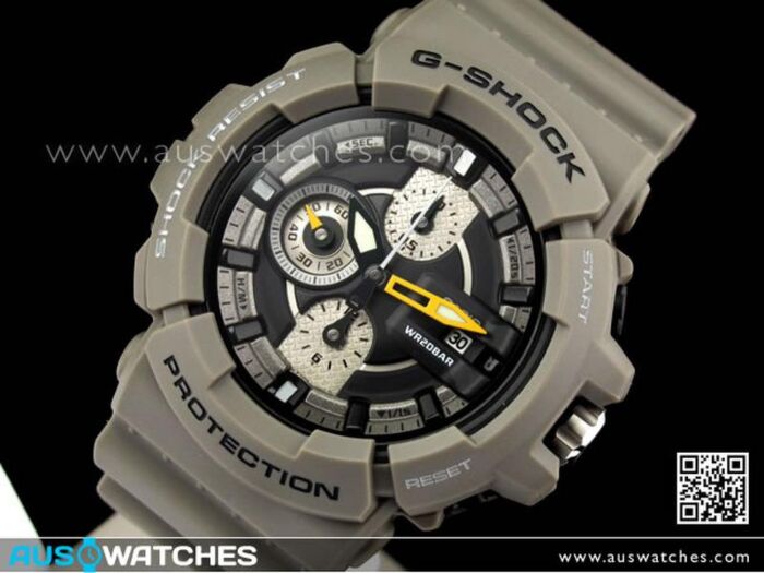 BUY Casio G-Shock Screw Lock Crown 200M Chronograph Watch GAC-100