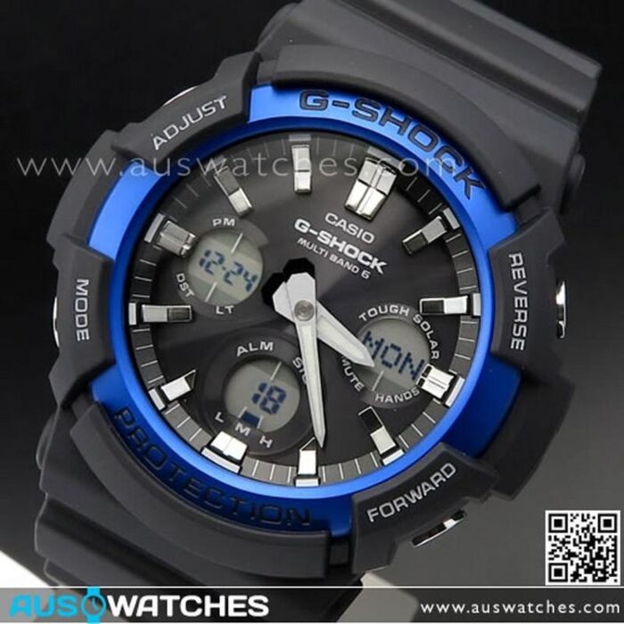 krysantemum indtryk Stramme Casio G-Shock Multi-Band 6 Solar Watch GAW-100B-1A2E, GAW100B |  AUSwatches.com