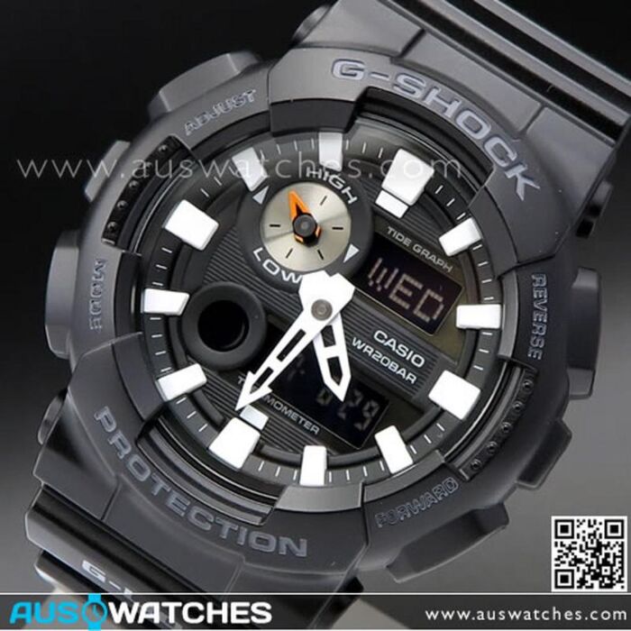 BUY Casio G-Shock G-LIDE Moon Tide Graph Temperature Watch GAX-100B-1A, GAX100B - Buy Watches | CASIO AUS Watches