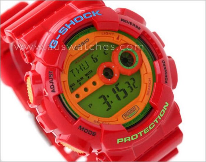 【廃盤 レア】G-SHOCK Hyper Colors GD-100HC BUY Casio G-shock Hyper Colors Extra Large GD-100HC-4 GD100HC