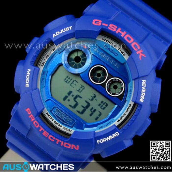 Casio G-Shock 200M Super Illuminator Flash Alert GD-120TS-2, GD120TS - Watches | CASIO AUS Watches