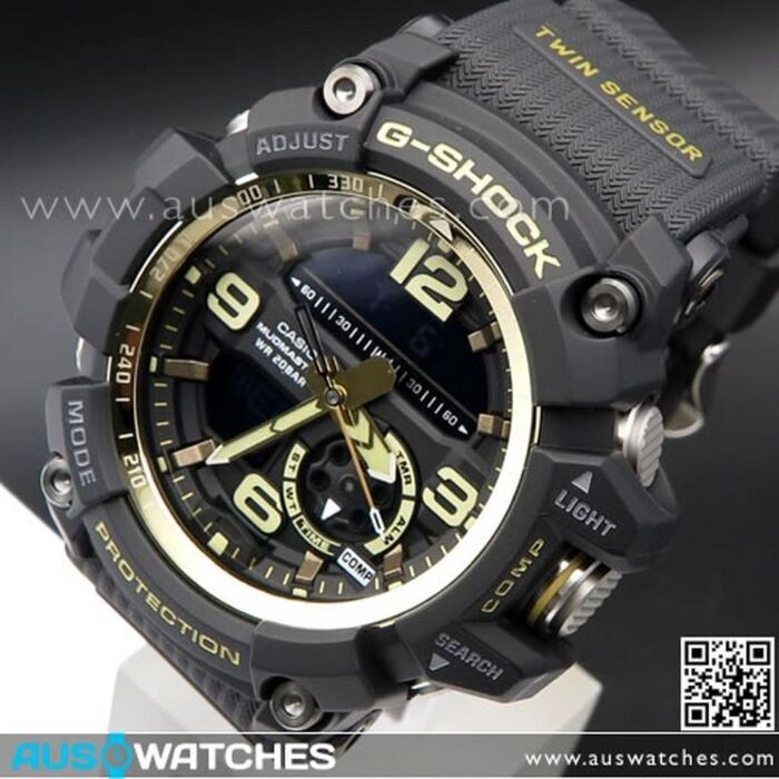 BUY Casio G Shock Mudmaster Master of G Twin Sensor Sport Watch GG 1000GB 1A GG1000 Buy Watches Online CASIO AUS Watches