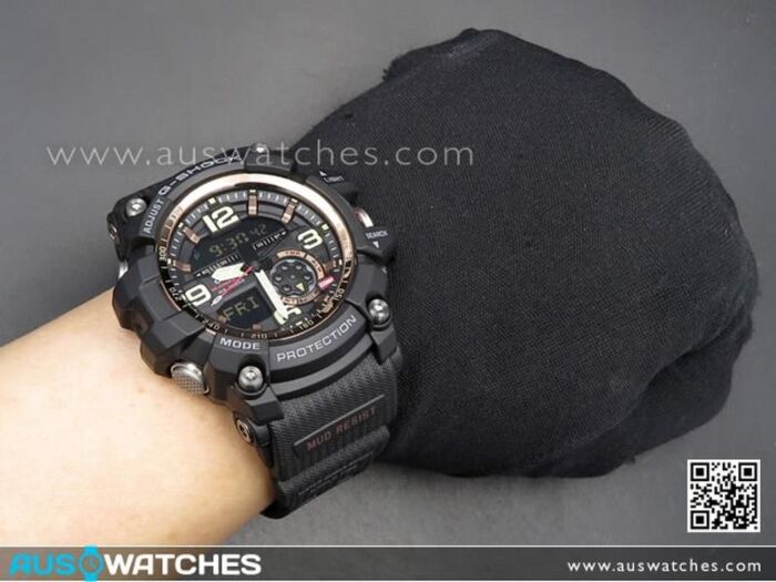 Casio G Shock Mudmaster Master of G Twin Sensor Sport Watch GG 1000RG 1A GG1000RG AUSwatches