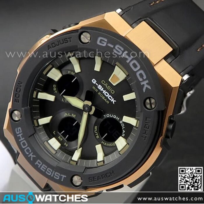 BUY Casio G Shock G Steel Layer Guard Structure Tough Solar Mens Watch GST S120L 1A GSTS120L Buy Watches Online CASIO AUS Watches