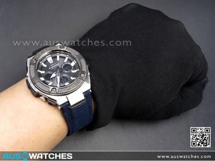 レアCASIO G-SHOCK GSTーS330AC ブラックベルトソーラー電波 Casio G-Shock G-Steel Analog Digital Tough Solar Watch GST