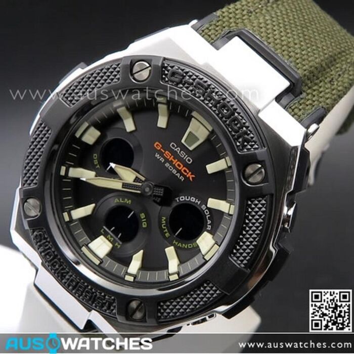 Casio G-Shock G-Steel Analog Digital Solar Watch GST-S330AC-3A