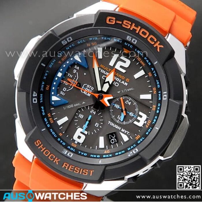 visa Mirar fijamente fatiga BUY Casio G-Shock Solar Multi-Band 6 Chronograph Pilot Watch GW-3000M-4A,  GW3000M - Buy Watches Online | CASIO AUS Watches