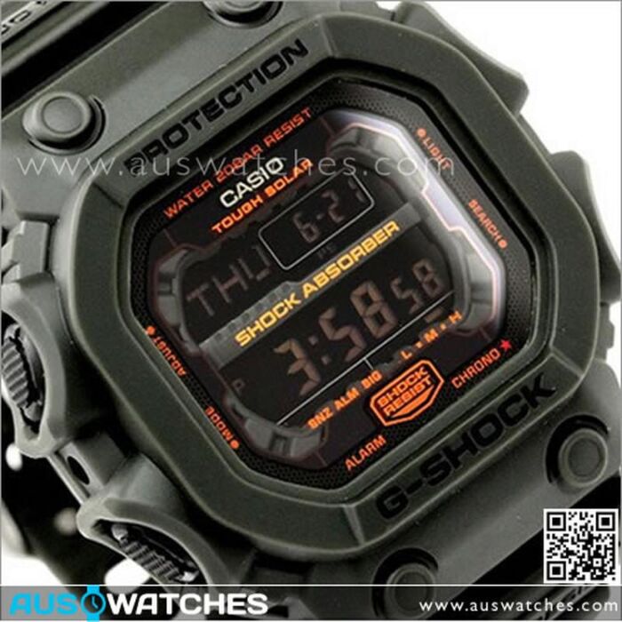 BUY Casio G Shock Tough Solar Military Green Digital Watch GX 56KG 3 GX56KG Buy Watches Online CASIO AUS Watches