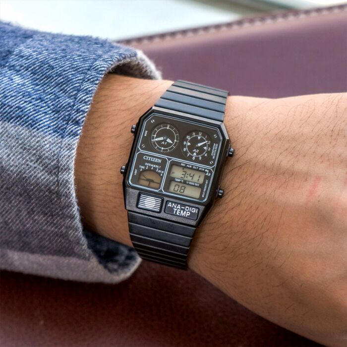 時計 CITIZEN ANA-DIGI TEMP CITIZEN ANA-DIGI TEMP Reproduction Model Watch Silver JG2101-78E