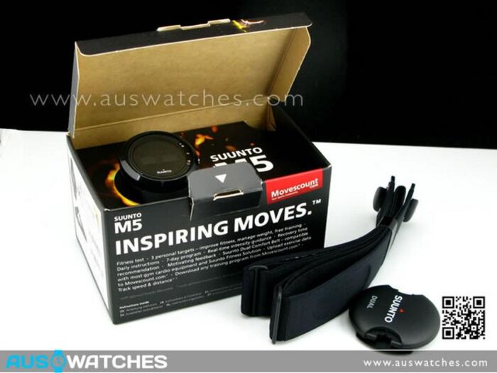 Suunto M5 All Black Heart Rate Monitor