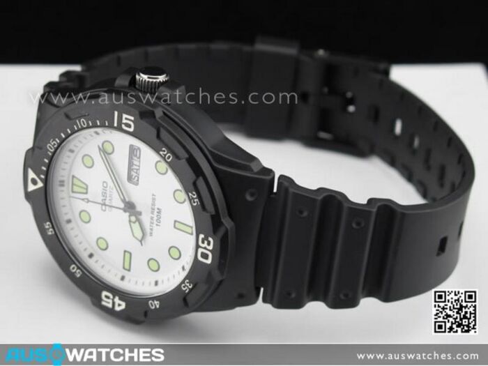 Casio Horloge met Japans kwartsuurwerk MRW-200H-7E 45 mm, zwart, band
