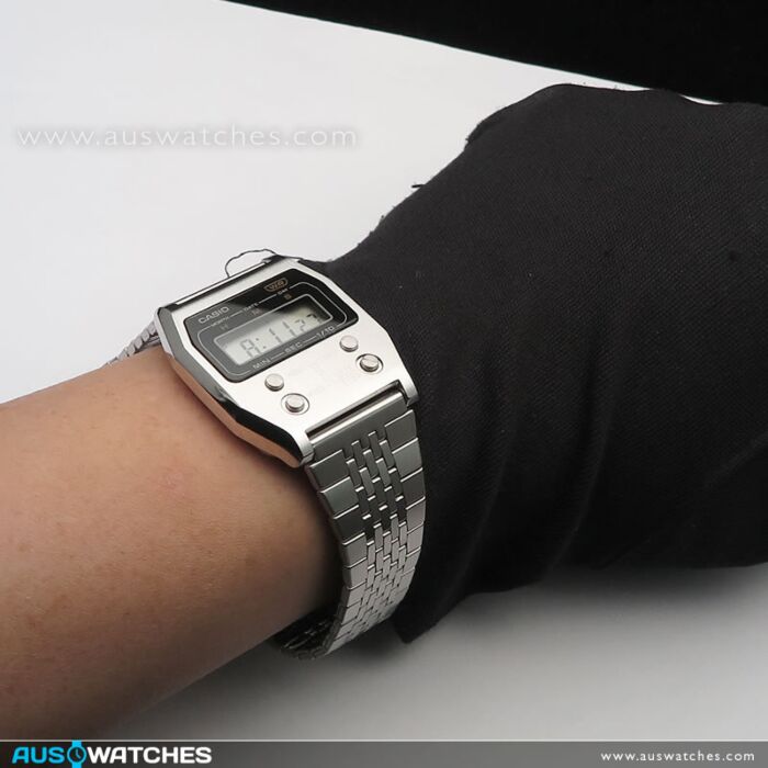 時計 CASIO A1100D-1 A1100D-1VT | Vintage Silver | CASIO