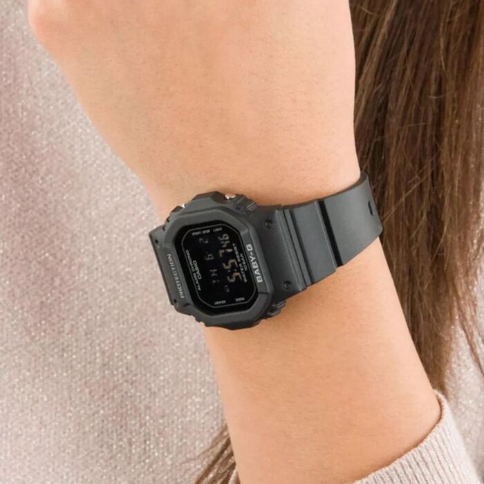 Casio Baby G Black Resin Strap Digital Watch BGD 565U 1 BGD565U