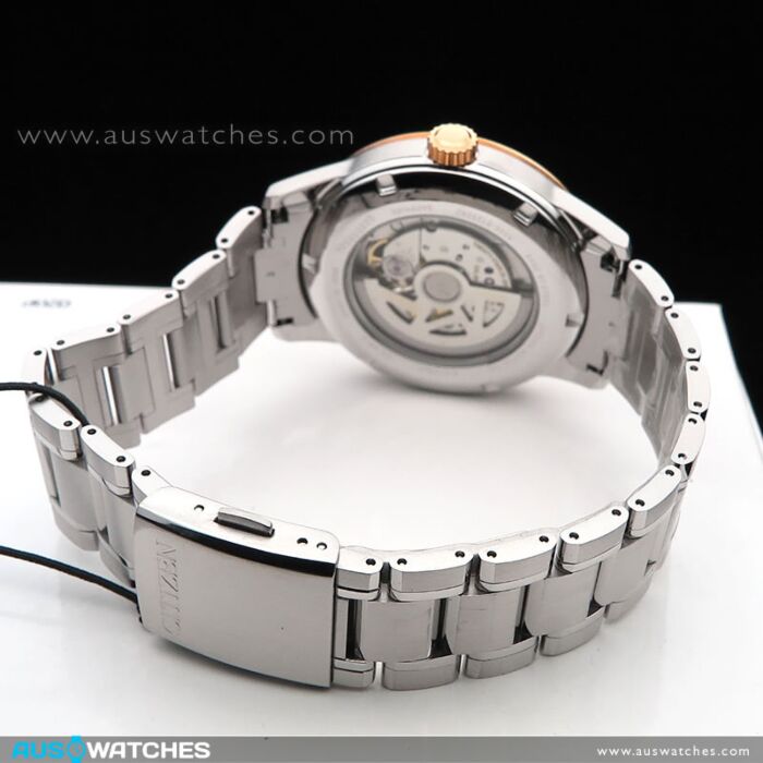 BUY Citizen Collection Mechanical Open Heart Two-Tone Pink Gold
