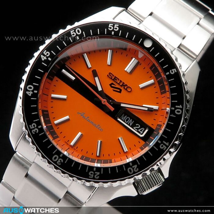 Seiko 5 Sports SKX Sports Style Special Edition Orange Automatic Watch ...