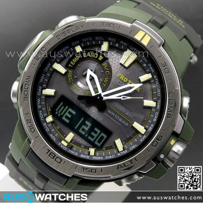 Casio Mens Pro Trek Bluetooth Connected Titanium India