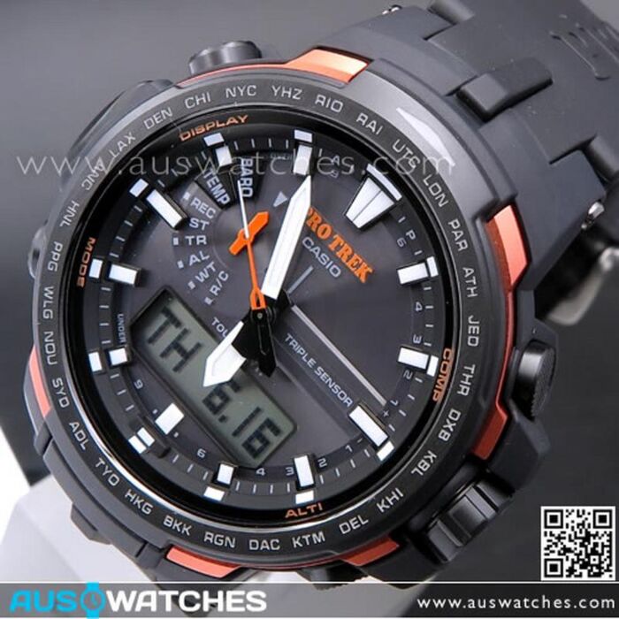 BUY Casio ProTrek Solar MULTIBAND 6 Triple Sensor Carbon fiber