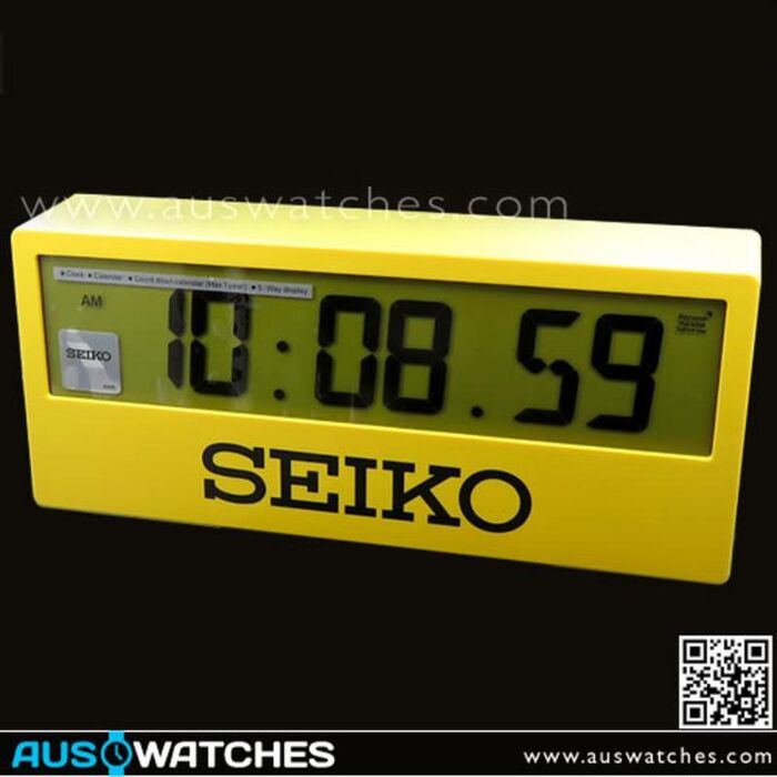 BUY Seiko Large Digital Wall Clock Table Clock QHL073Y - Buy Watches Online  | SEIKO AUS Watches